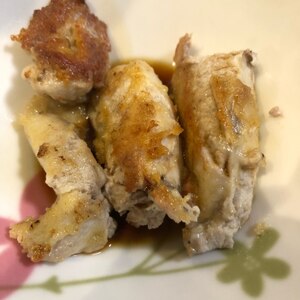 鮭の白子のバター焼き